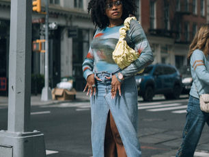 How I Rocked the Y2K Trend With A Denim Maxi Skirt