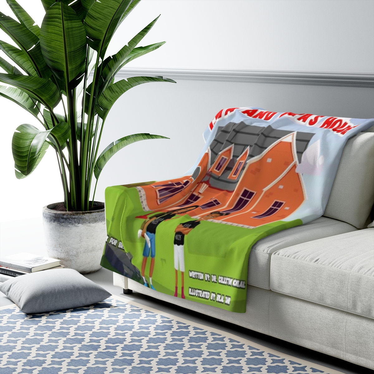 C'Ma and Papa's House Fleece Blanket