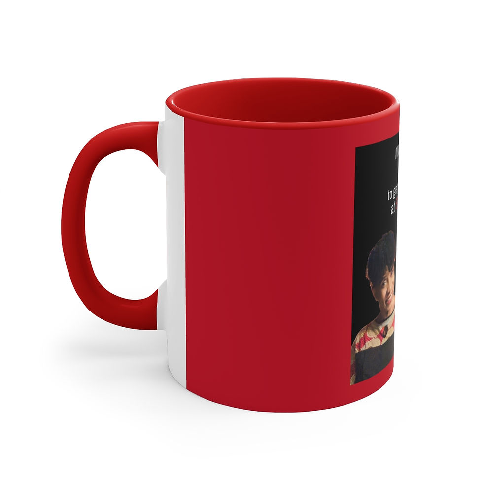 Thumbnail: Red Nothing Is To Hard For God Coffee Mug, 11oz