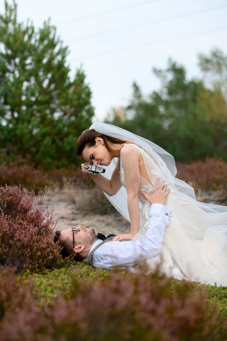 Sesja fotografii ślubnej w plenerze - Fotosceny