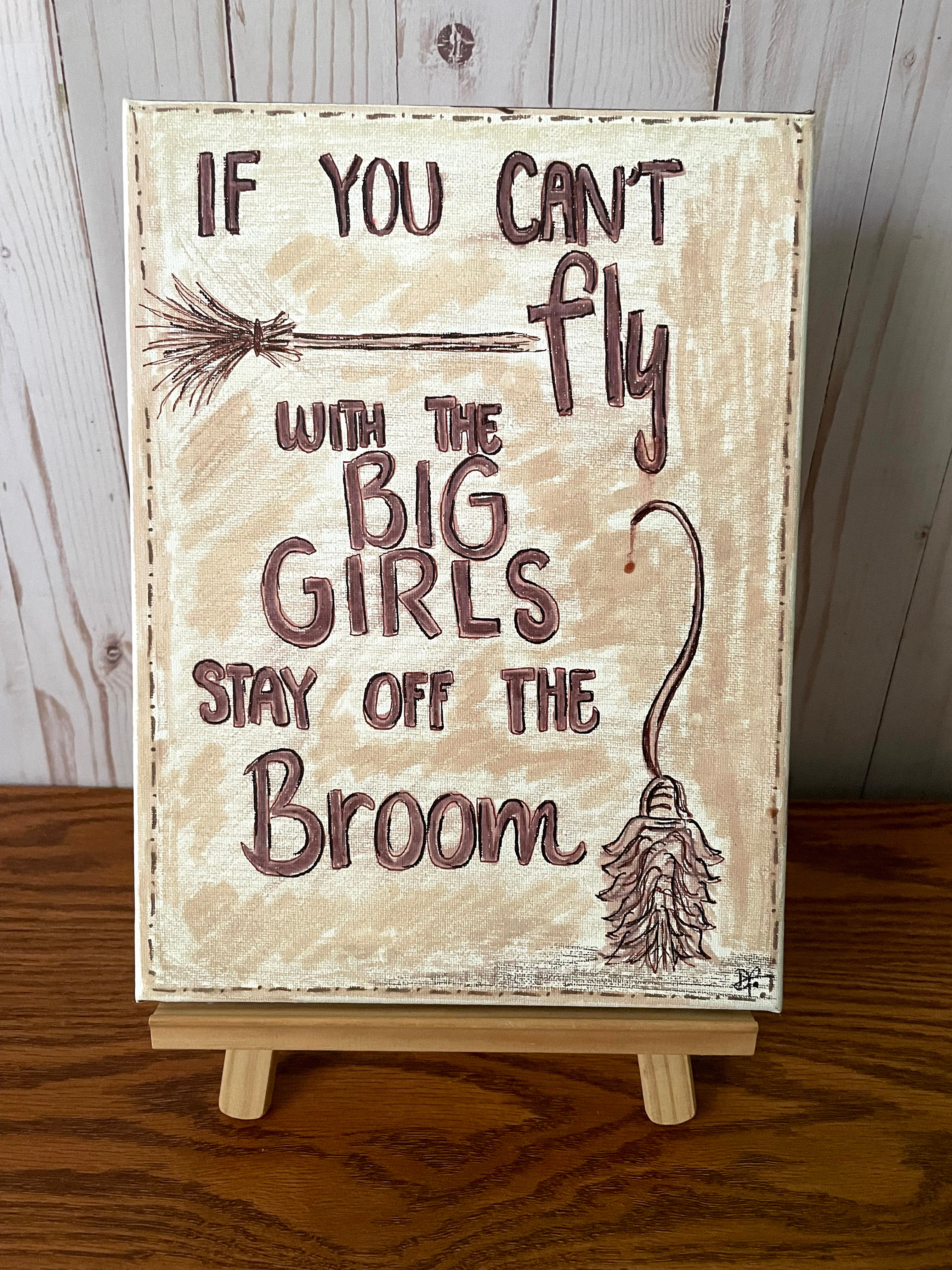 IF YOU CAN'T FLY 9x12 Canvas