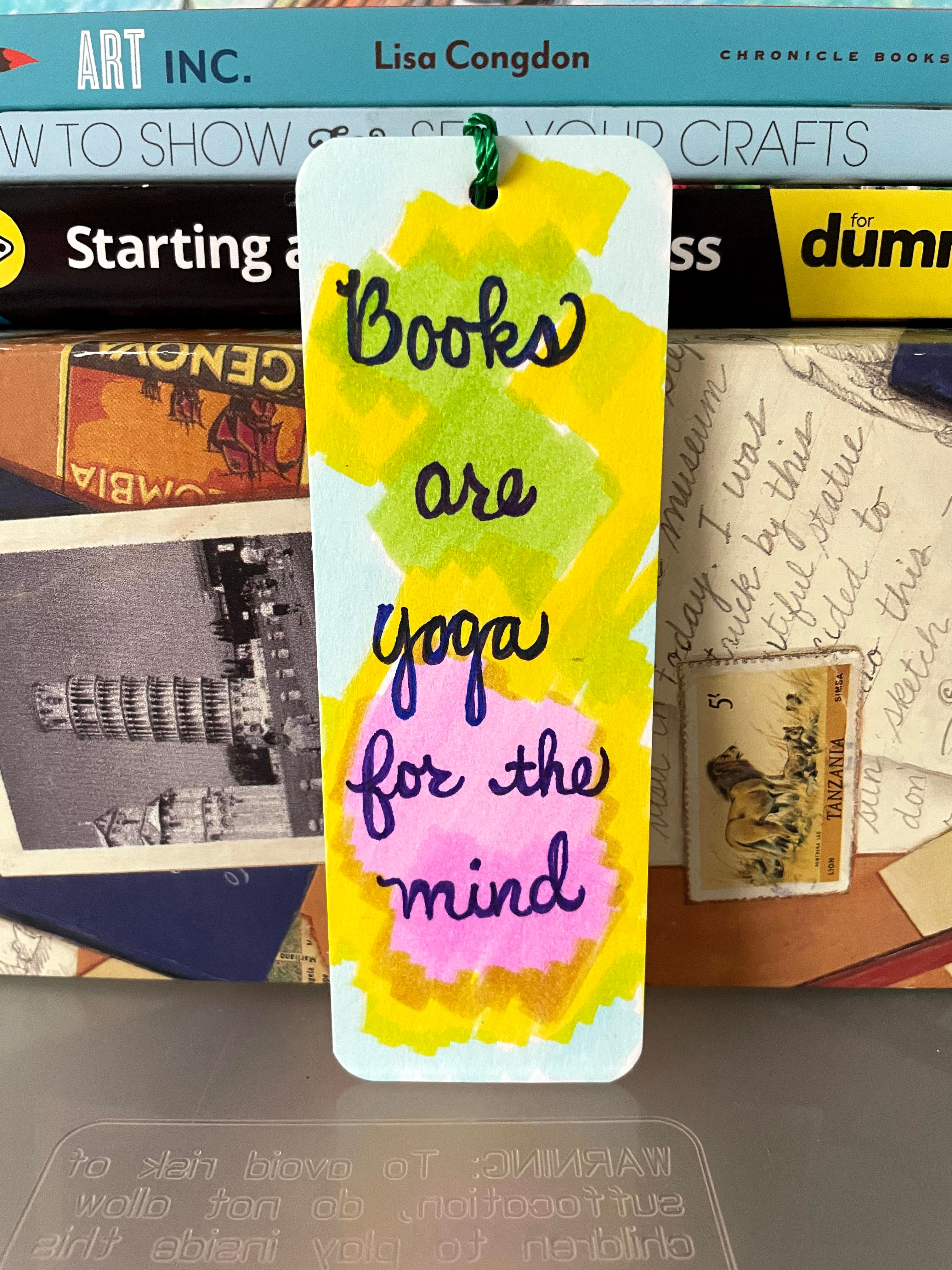 BOOKS ARE YOGA Bookmark