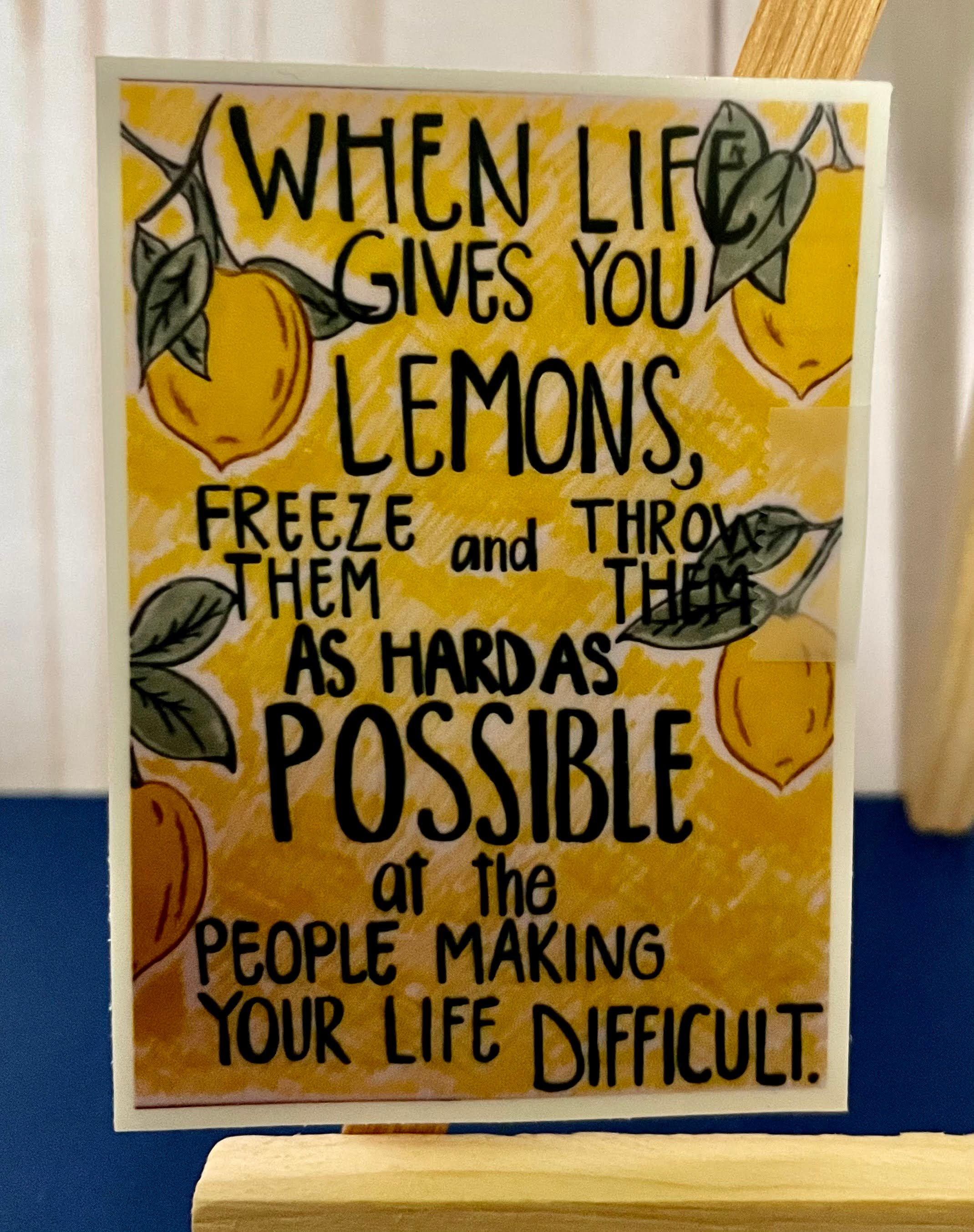 LEMON Sticker