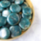 Blue Apatite Crystals