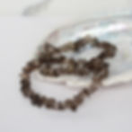 Smoky Quartz Chip Bracelet for anxiety