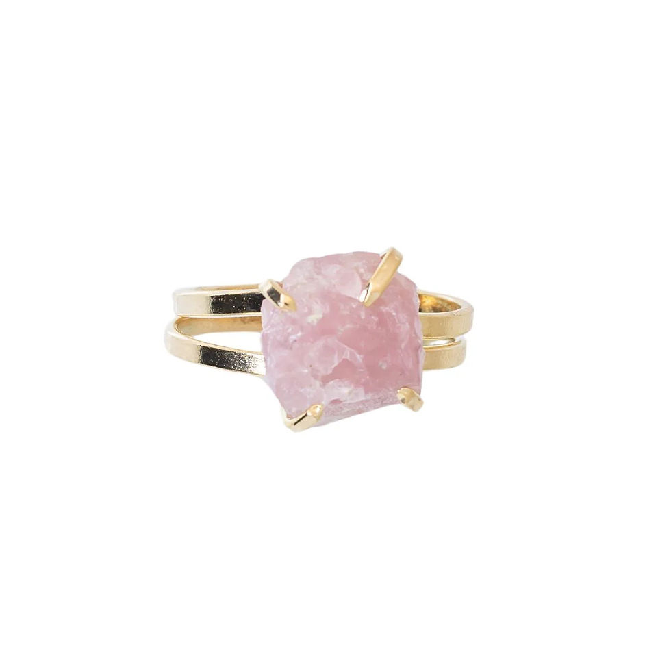 Rose Quartz Ring