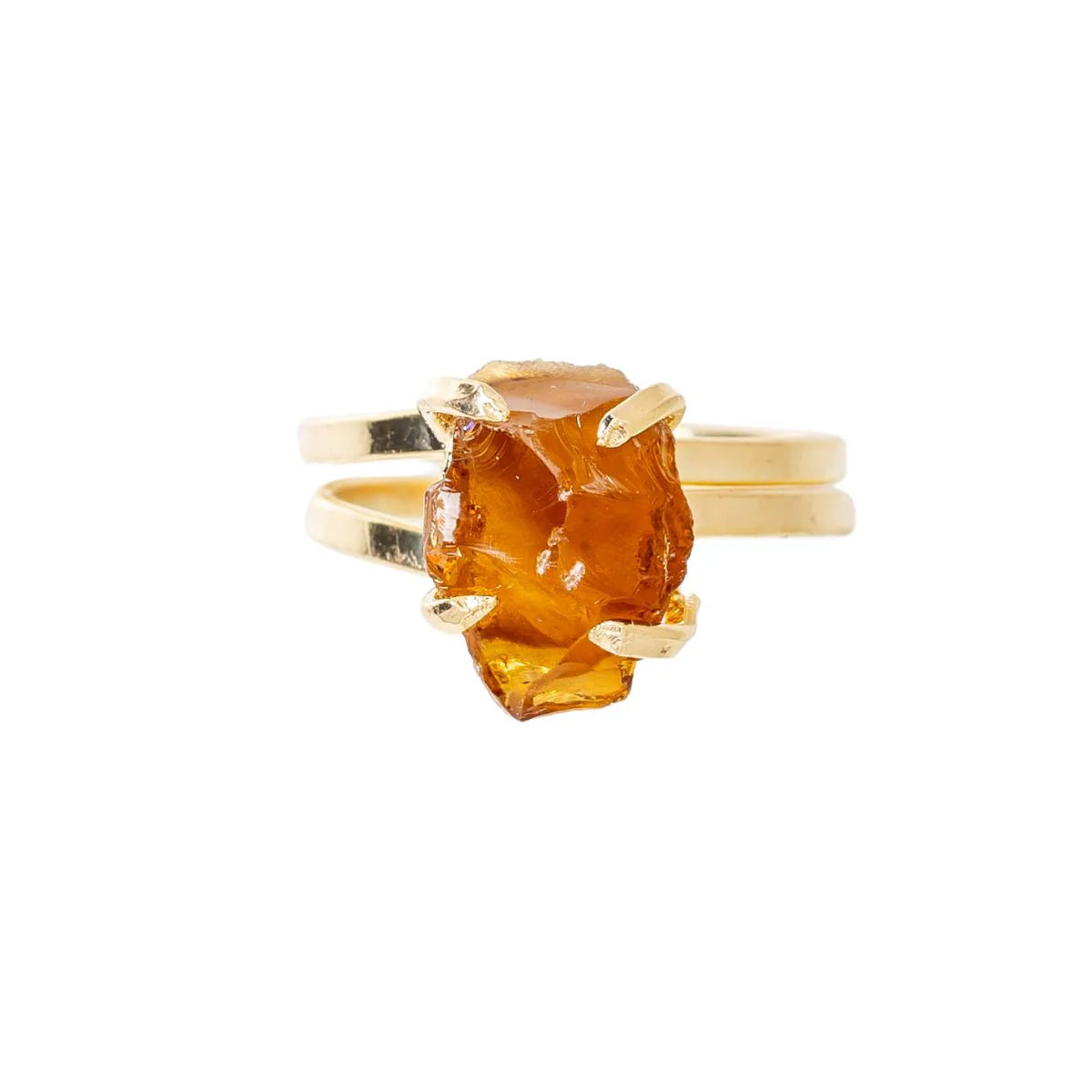 Citrine Gold Ring