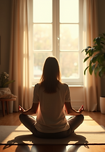 A-person-meditating-in-a-quiet-room-with-soft-natural-lighting-and-warm-tones-to-create-a-