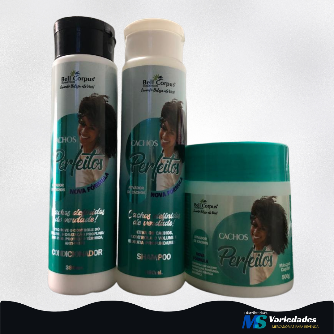 COD :RCD2345 KIT DE HIDRATAÇÃO CACHOS PERFEITO BELCORPUS