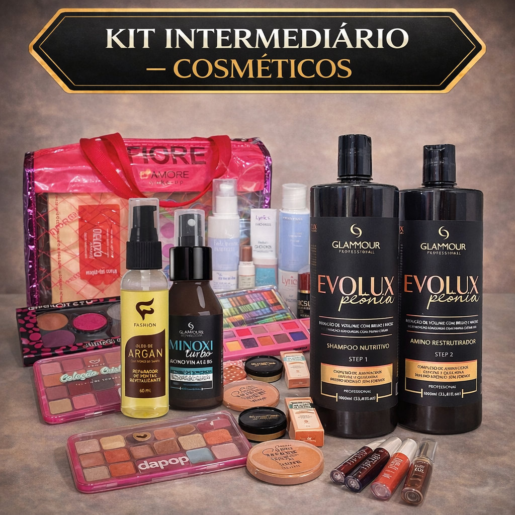 KIT INTERMEDIÁRIO – COSMÉTICOS
