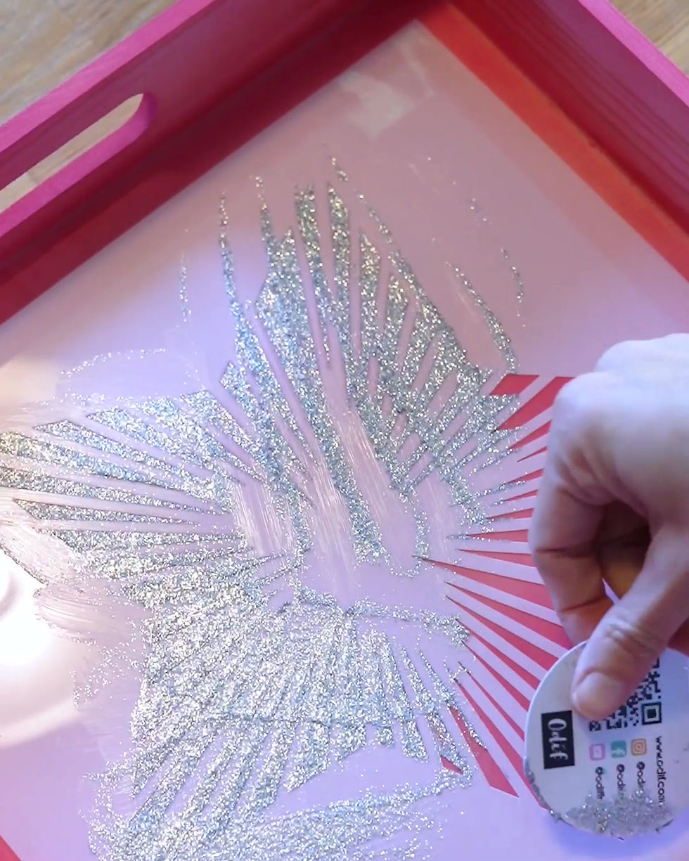 Miniature : ODISHINE  gel pailleté tous  supports / lot de  5 pots