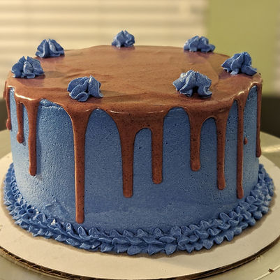 All natural 8 inch Dairy free Chocolate Drip Cake