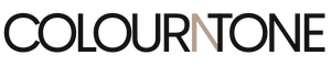 Colourfone logo in black with a hand icon over the letter O.
