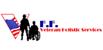 Two figures with the American flag, with text reading FRA, supporting our military