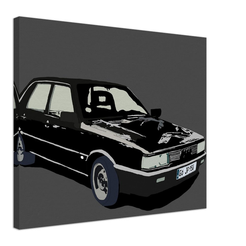 Audi 80 Leinwand