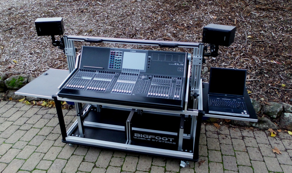 Audio Console Cart Bigfoot Mobile Systems