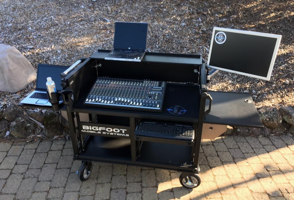 Audio Console Cart Bigfoot Mobile Systems
