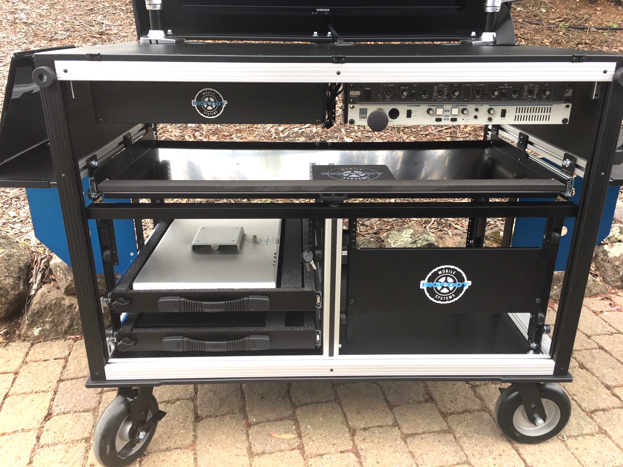 Shock Rack w/ Dual Monitor Storage