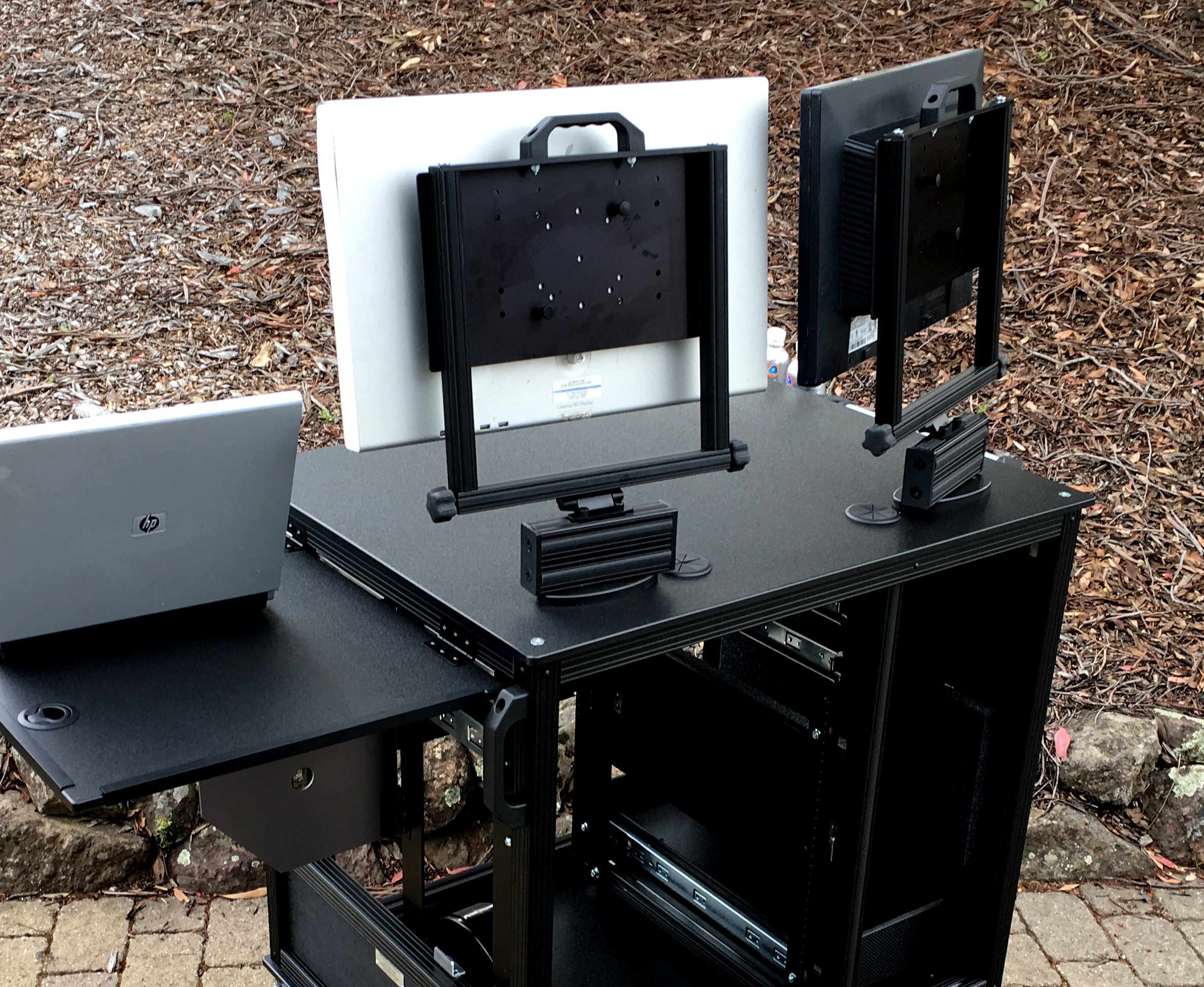 Dual Swing Up-Swivel Mounts