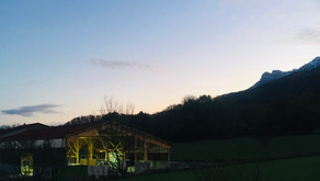 Une lumière de plus le soir aux Terraux.
