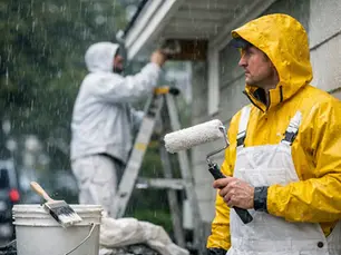 Can Painters Work in Rain? What to Know First