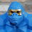 Thumbnail: close up of the gorilla's face with his golden superhero mask