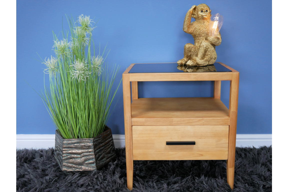 Glass Top Side Table