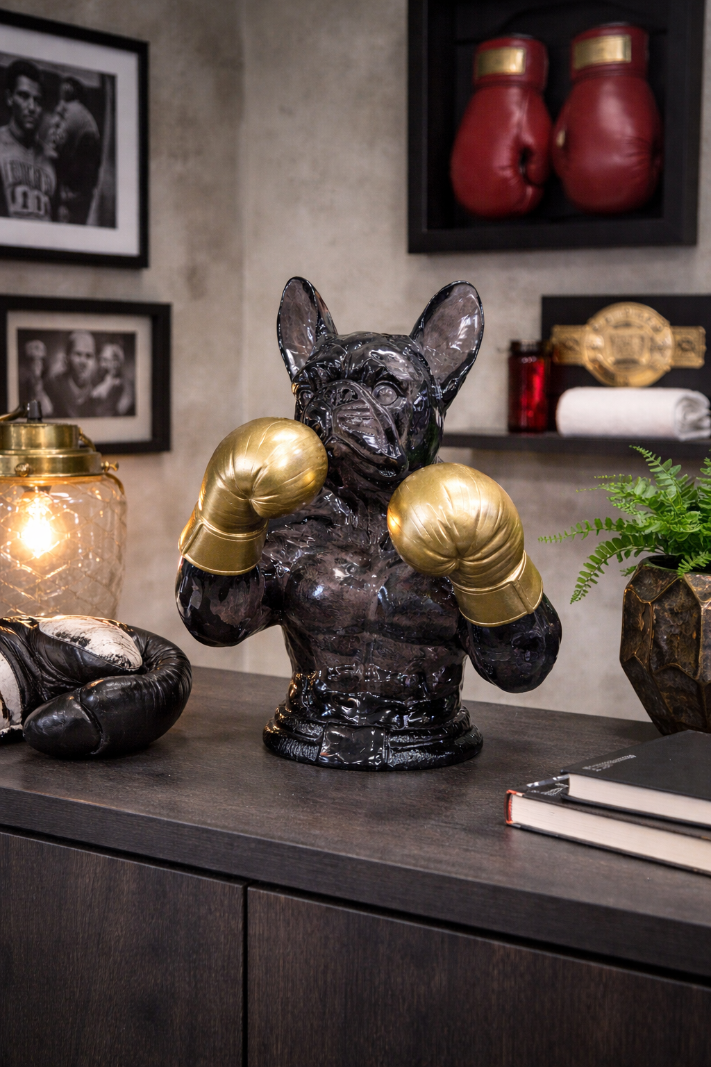 French Bulldog Trophy Style Ornament