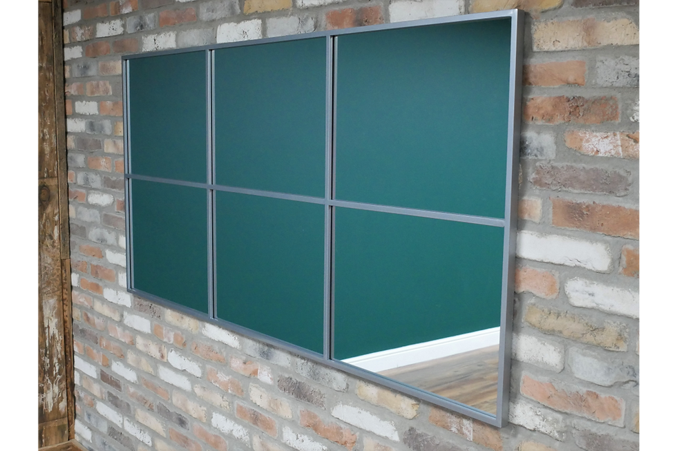 Thumbnail: Extra Large Silver Rectangular Mirror