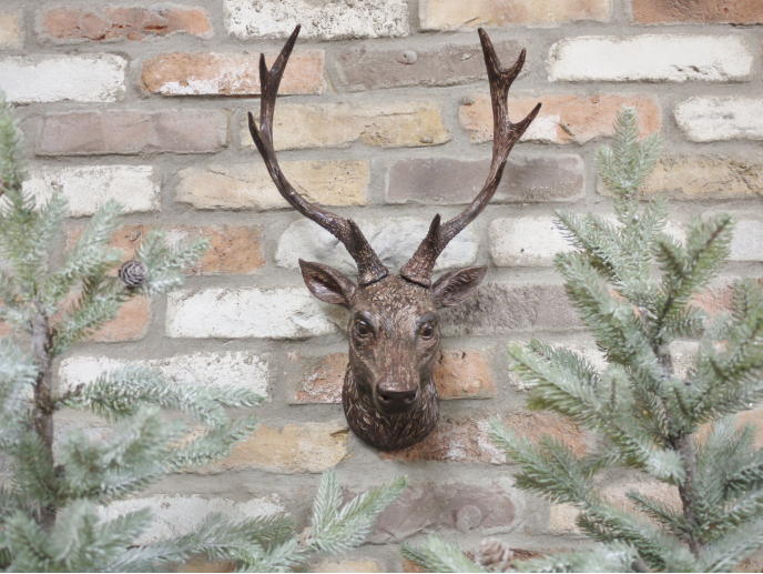 Thumbnail: Brown  Wood Effect Stag
