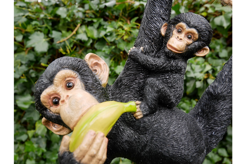Thumbnail: close up of the Mummy & Baby Monkey with Banana Hanging Ornament
