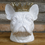 Thumbnail: Royal White French Bulldog Head Bust