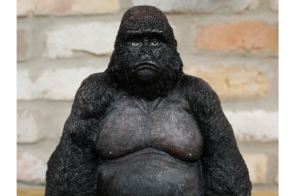 Thumbnail: gorilla with a disappointed face ornament
