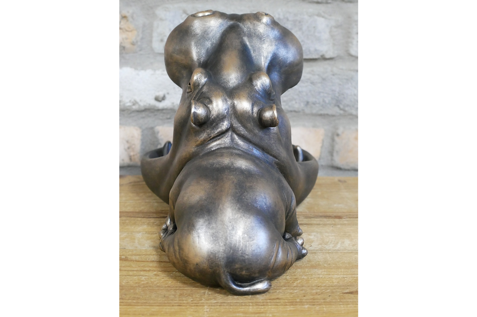 Thumbnail: Large Open Mouth Hippo Resin Dish