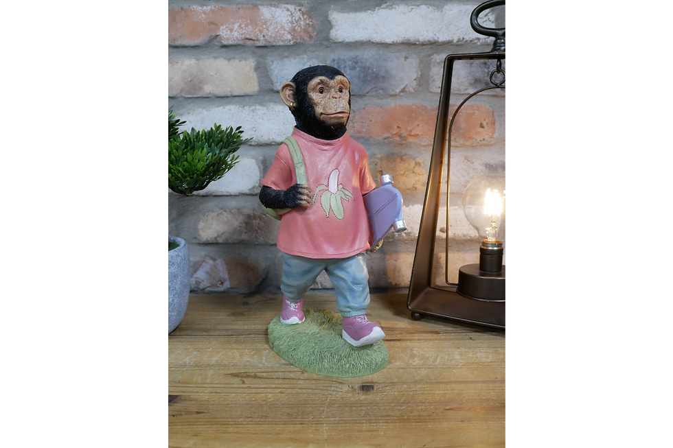 Skating Themed Monkey Ornament