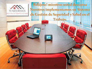 DE LA IMPLEMENTACIÓN DEL SISTEMA DE GESTIÓN DE SEGURIDAD Y SALUD EN EL TRABAJO (SG-SST).