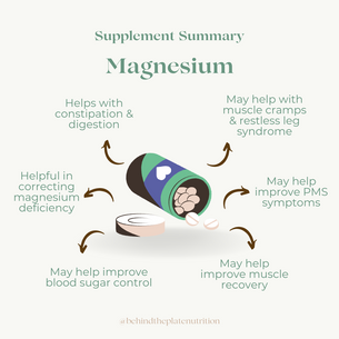 Magnesium and Magnesium Supplements