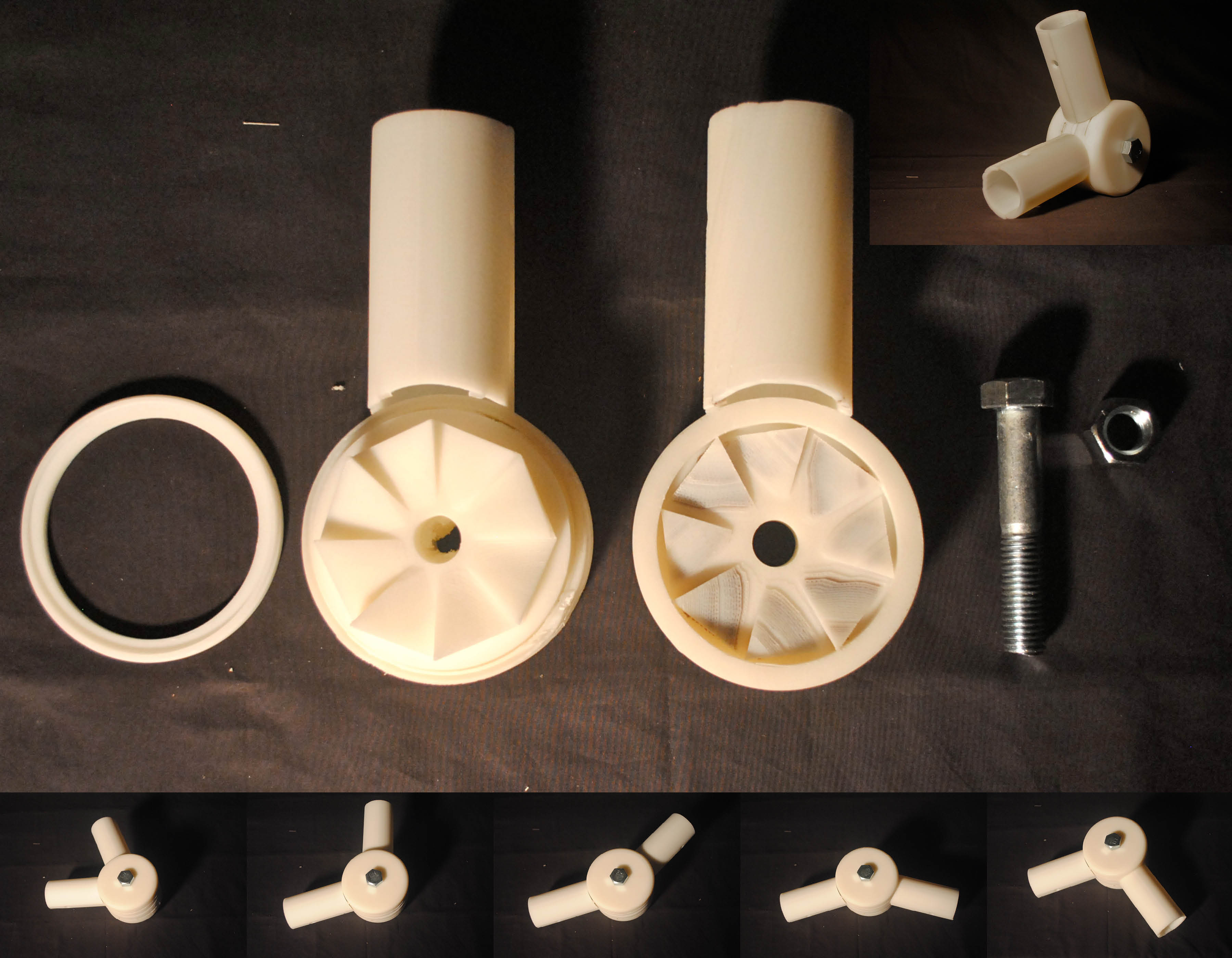 3D printed 1:1 scale joint prototype