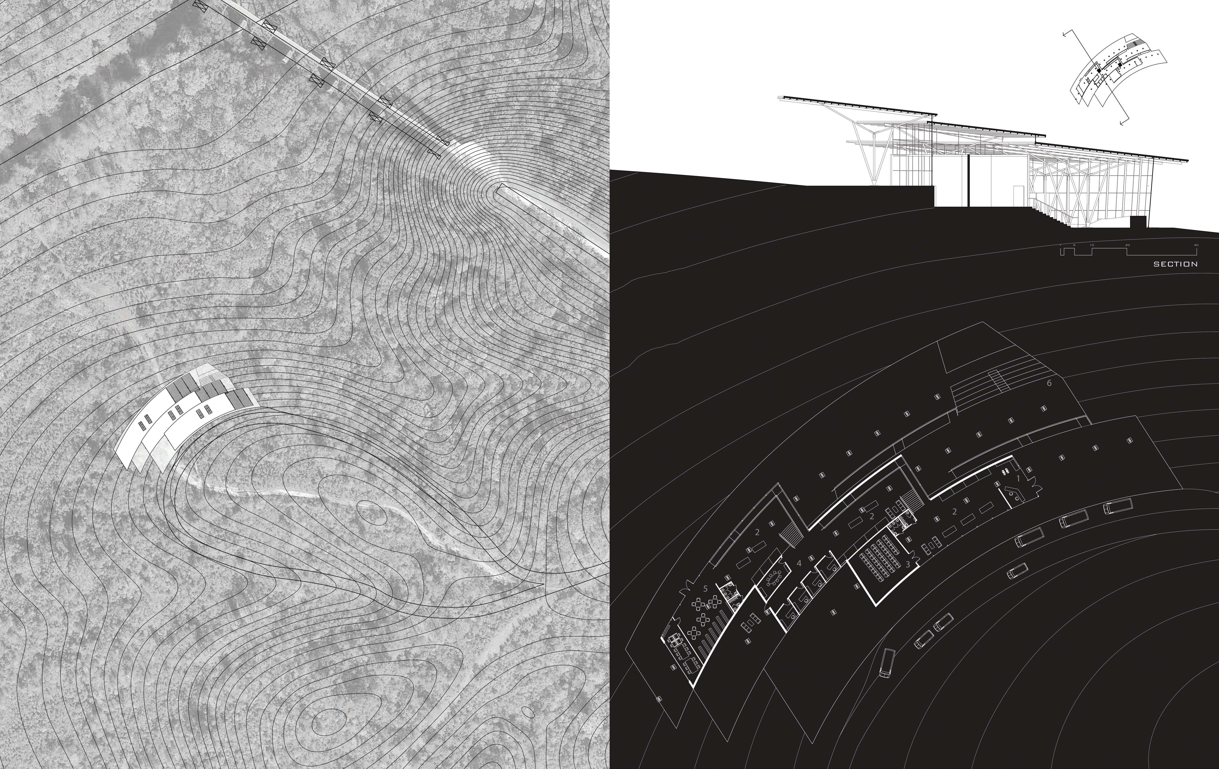 plan and section