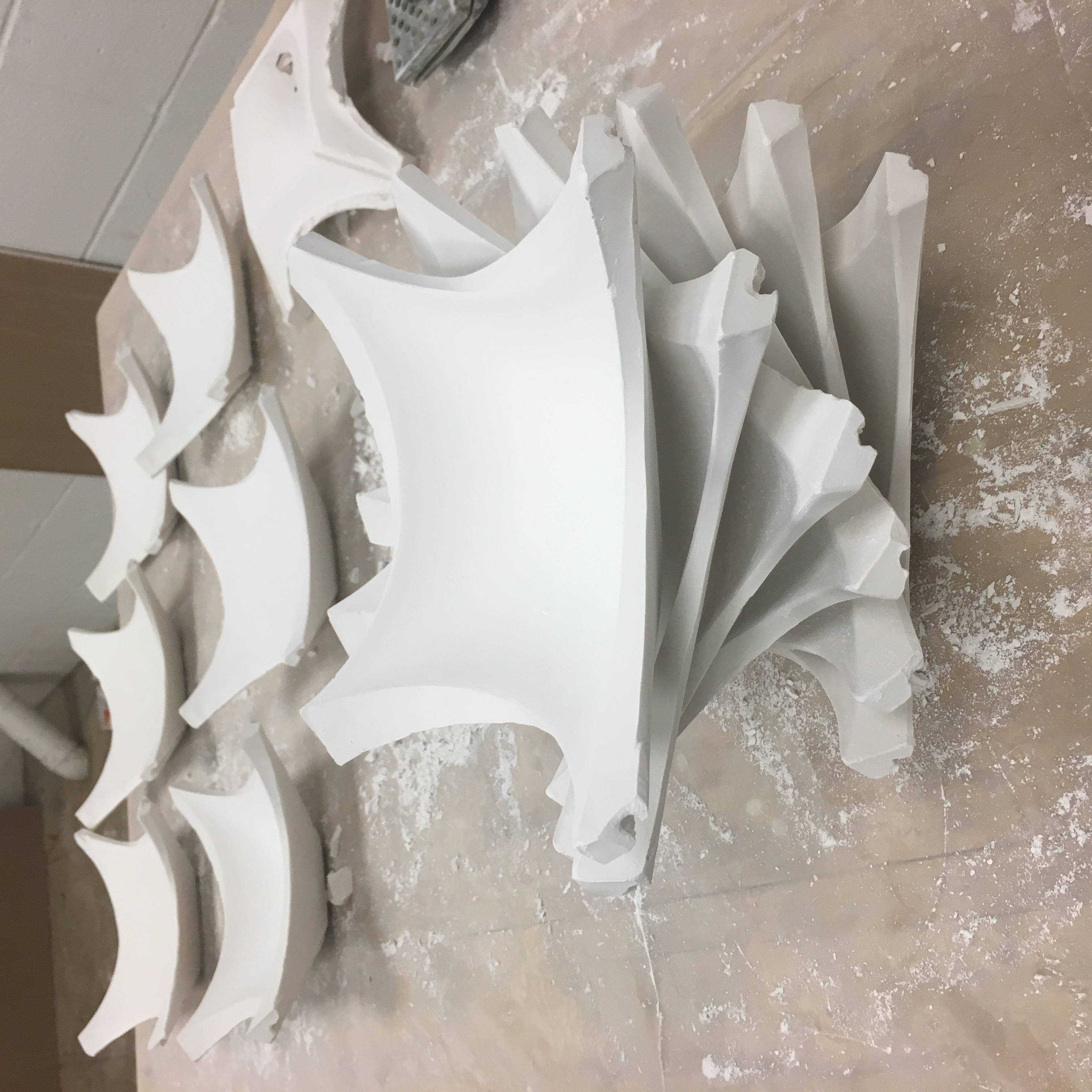 plaster casts