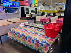 Public Birthday Party Snack Bar Party Table