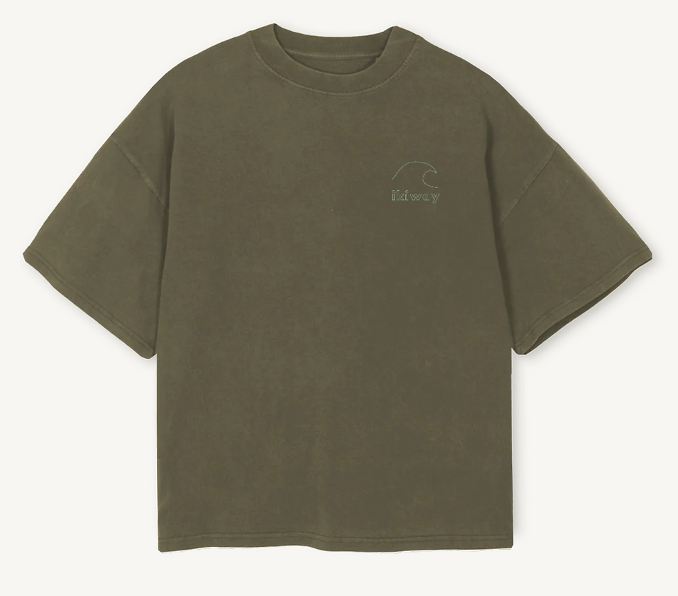Miniatyrbild: ikiway Wave T-Shirt Vint. Olive