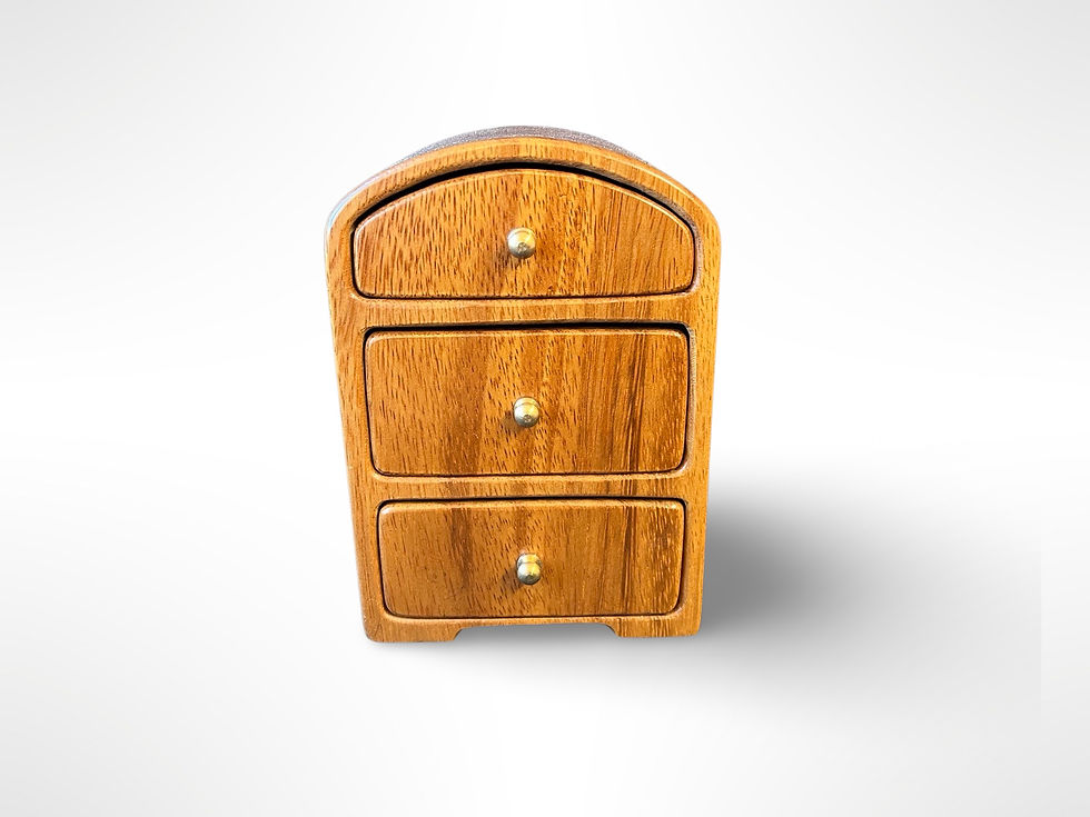 Thumbnail: Iroko jewellery / Keepsake box