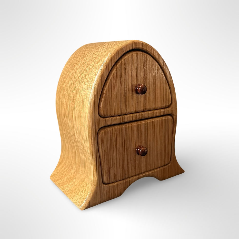Thumbnail: Oak Keepsake / Jewellery Box