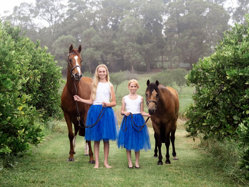 Matilda & Charlotte Equine Photo Session | in NSW, Arcadia