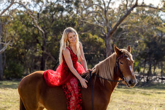 Glenworth Valley brumby and girl photography