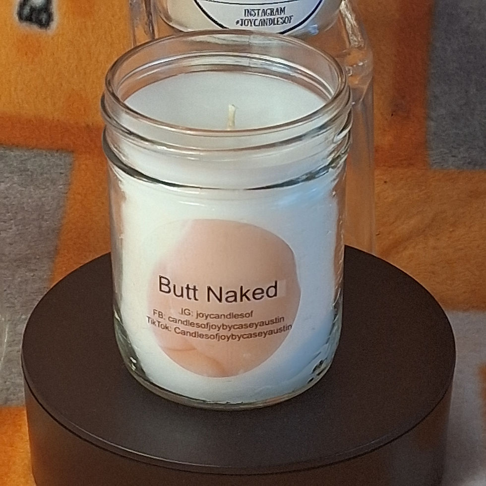 Butt Naked Candle
