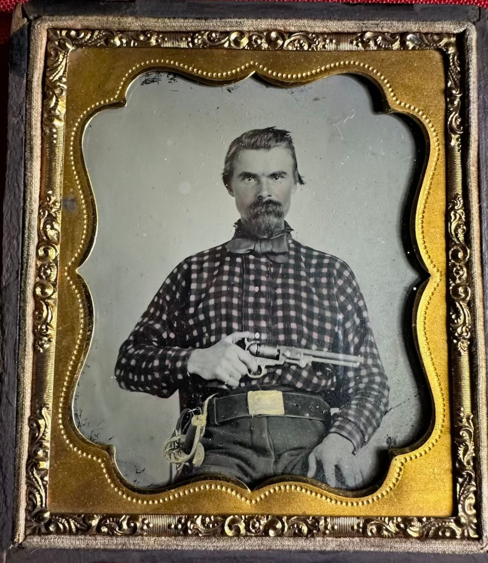 Civil War Tennessee Confederate with Leech & Rigdon Revolver 