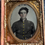 Thumbnail: Civil War 1/9 Tintype of a Federal Infantry Soldier 