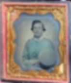 Thumbnail: Civil War 1/6 Ambrotype of a Texas Confederate Soldier